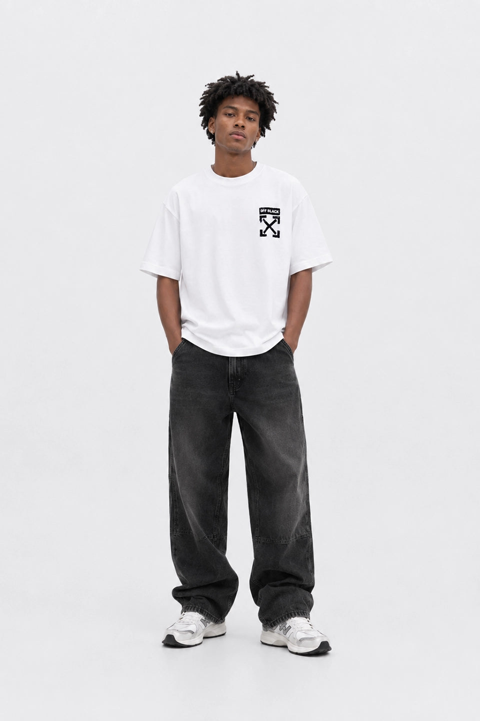 Camiseta Off-Black Oversize