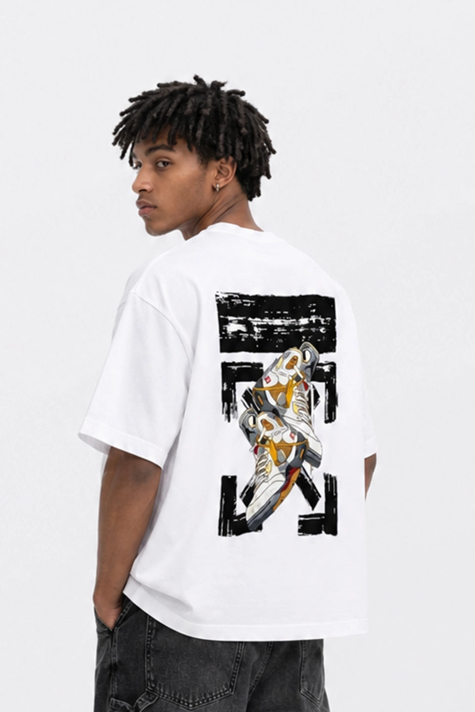 Camiseta Off-Black Oversize