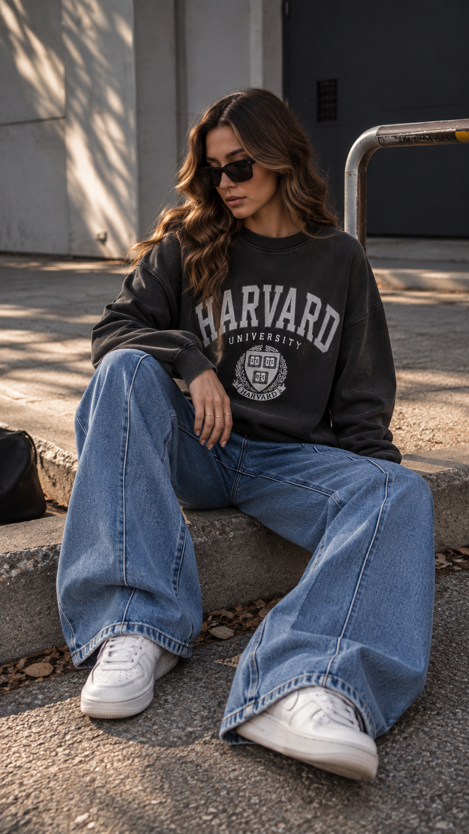 Sudadera Harvard vintage