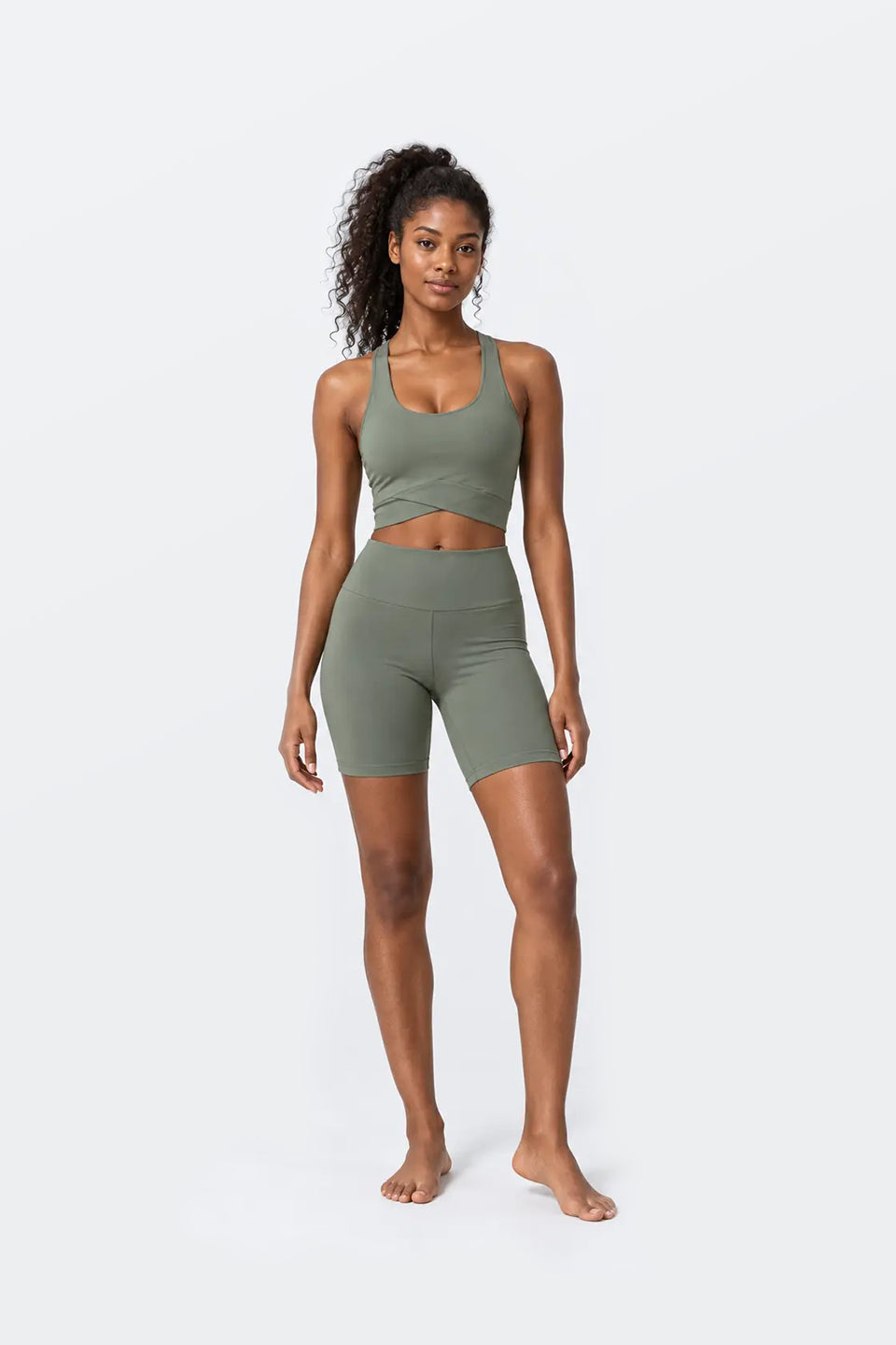 Conjunto deportivo top corto