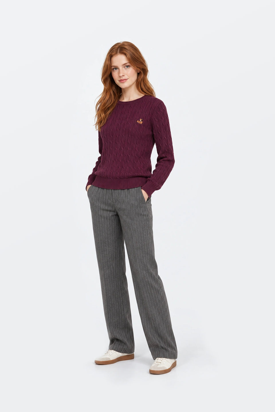 Jersey punto trenzado Oversize