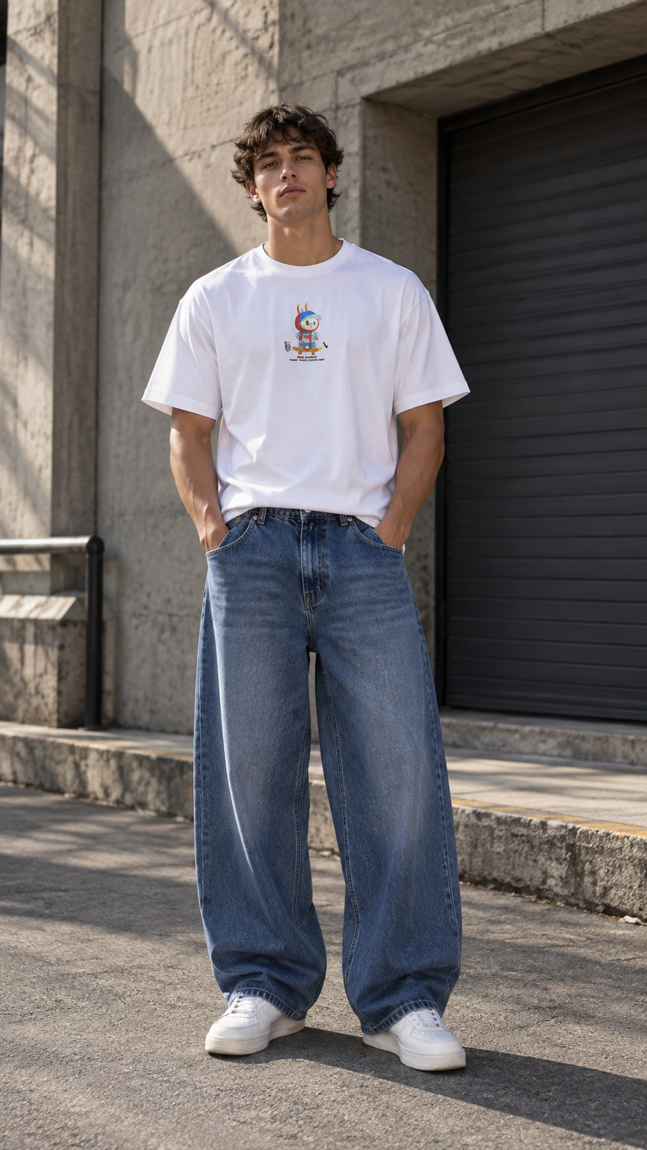Pantalón vaquero Barrel MT339