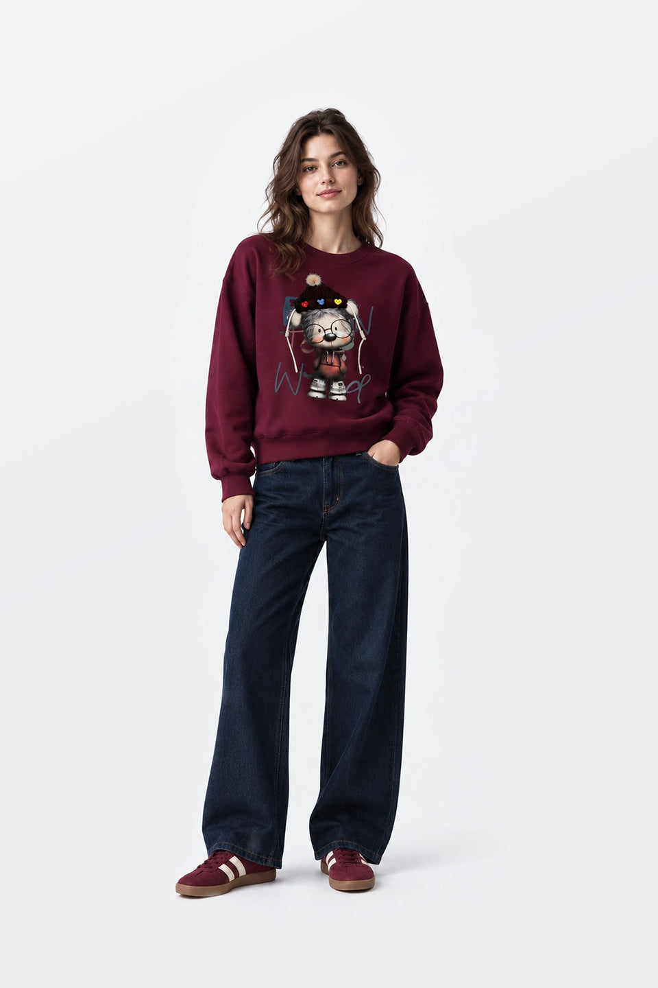 Sudadera muñeca pompom