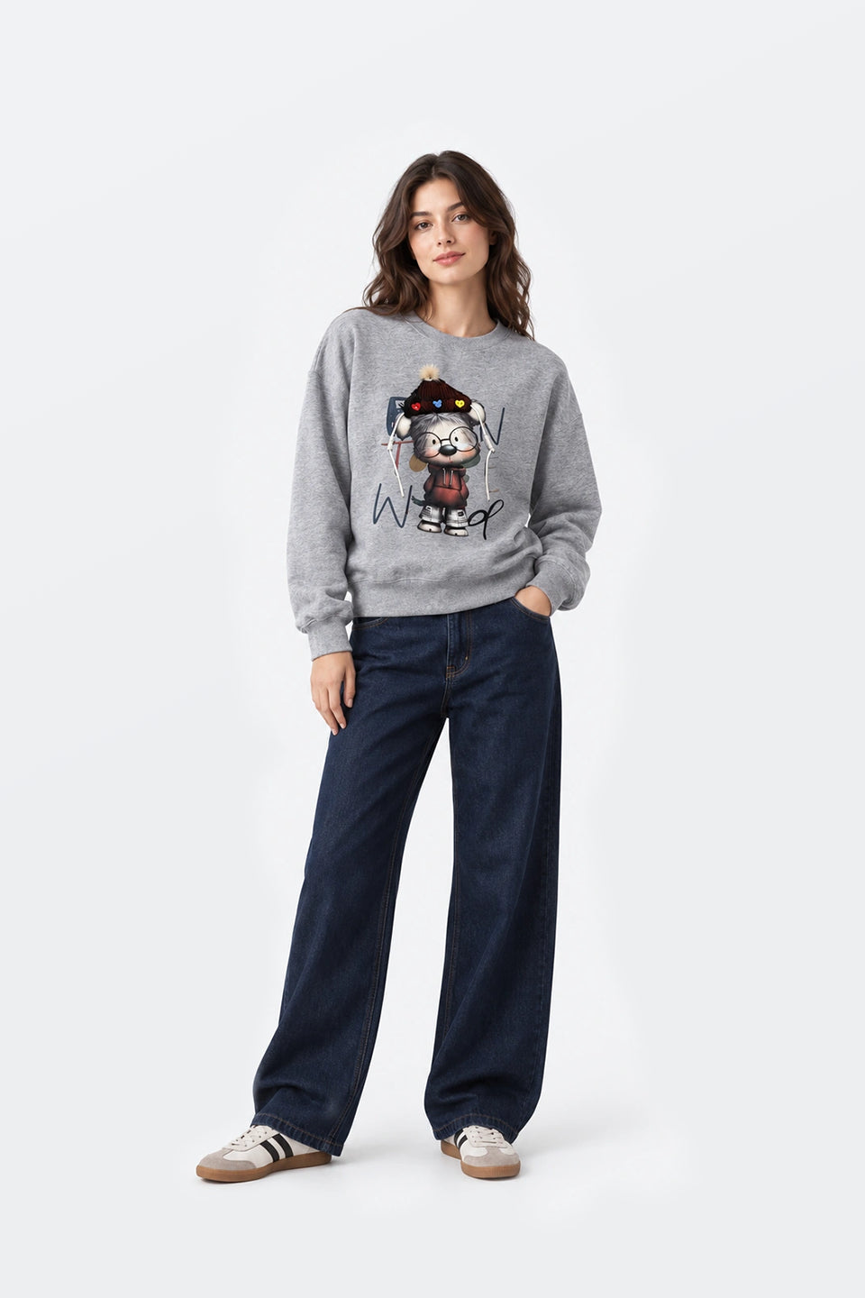 Sudadera muñeca pompom