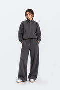 Pantalón ancho gris