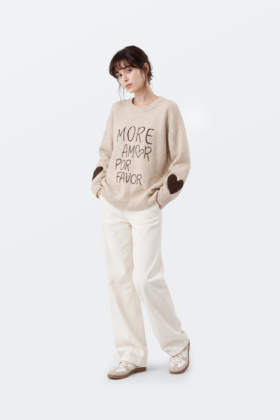 Jersey corazones oversize